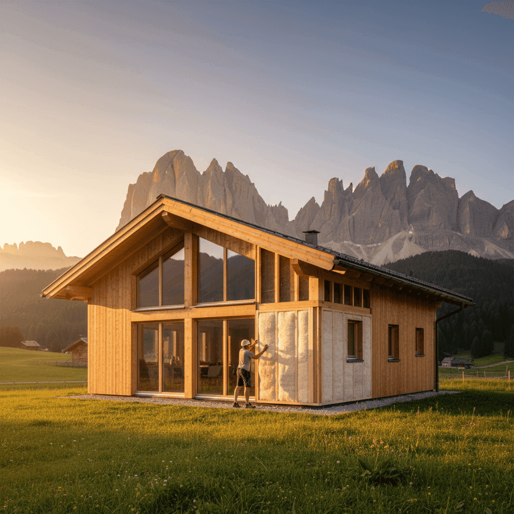 Isolamento Termico Casa in Legno: Materiali Spessori e Prestazioni